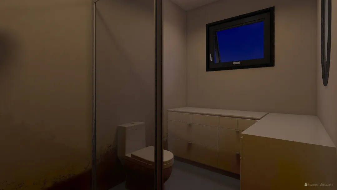 PA I - 3º P - Detalhamento banheiro 3d design renderings