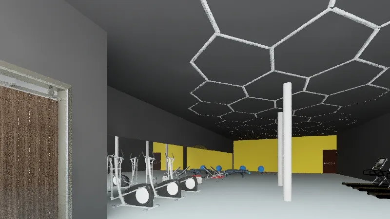 gym Tlajomulco 3d design renderings