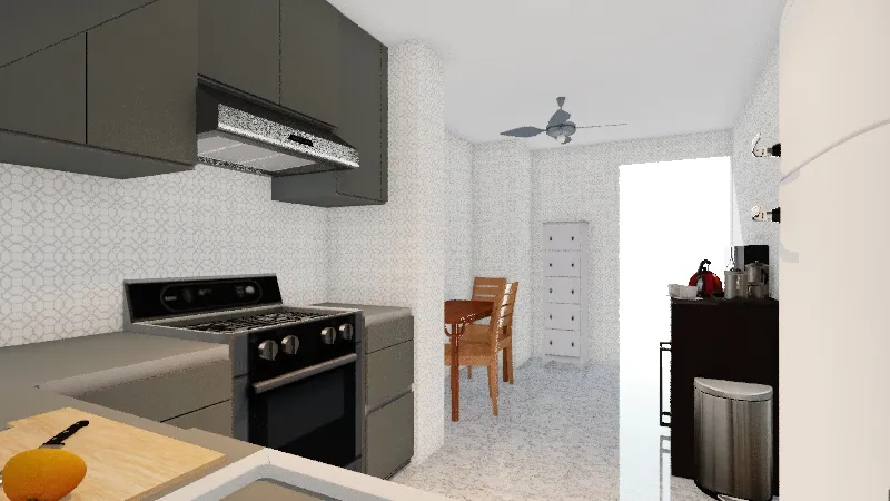 Kitchen original 3d design renderings