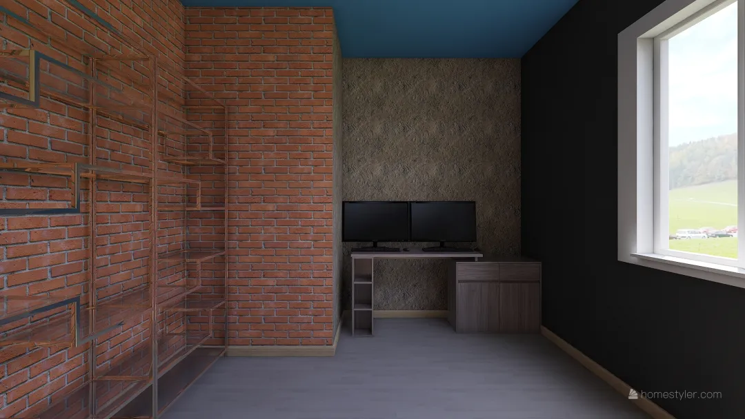 комната Саша 3d design renderings