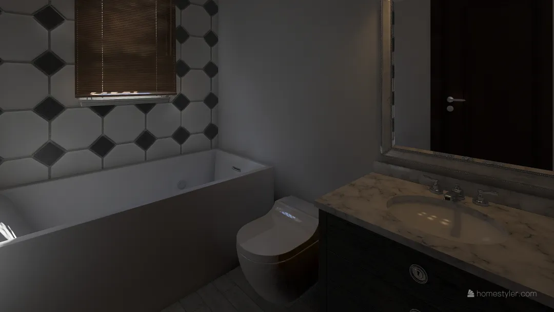 Angel Ortiz Bathroom ＂A＂ 3d design renderings