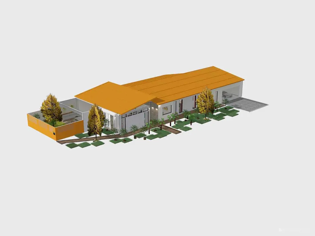 Suburban home 3d design renderings