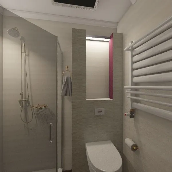 ванная 13-4 реальная плитка 3d design renderings