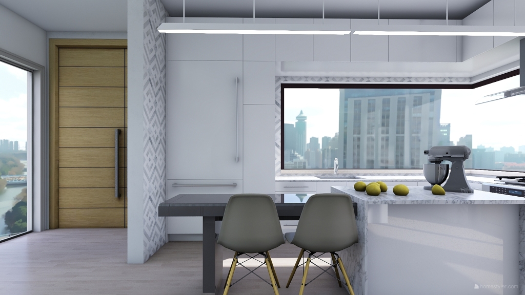 Modern City Apartment 3d design renderings