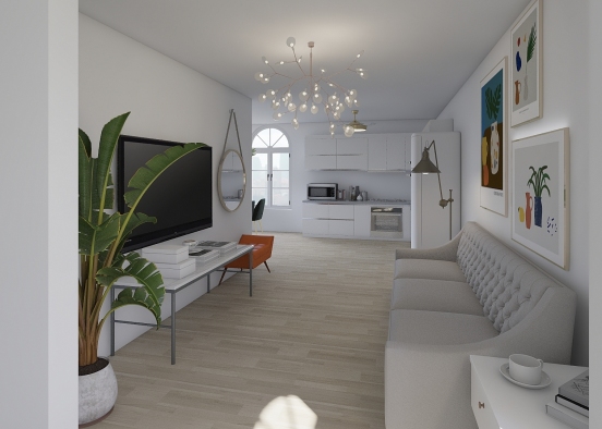 Small Apartment Design Rendering