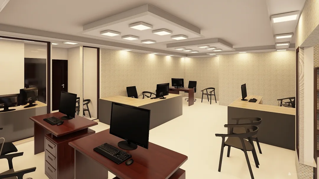 designing office 3d design renderings
