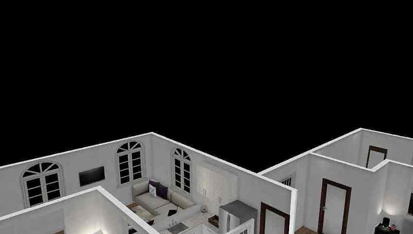 One bedroom home 3d design picture 88.82
