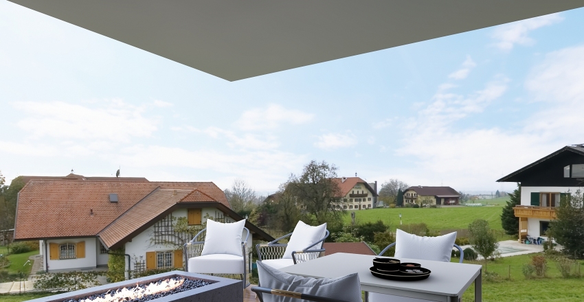 peachy pool paradise Interior Design Render