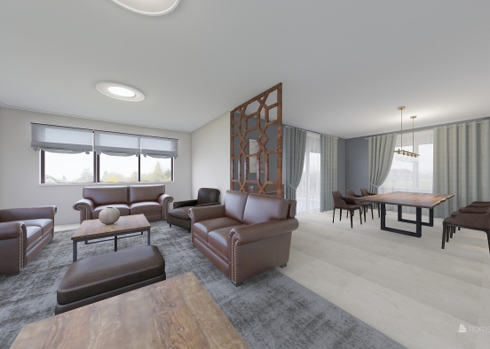 living room and bedroom design Design Rendering