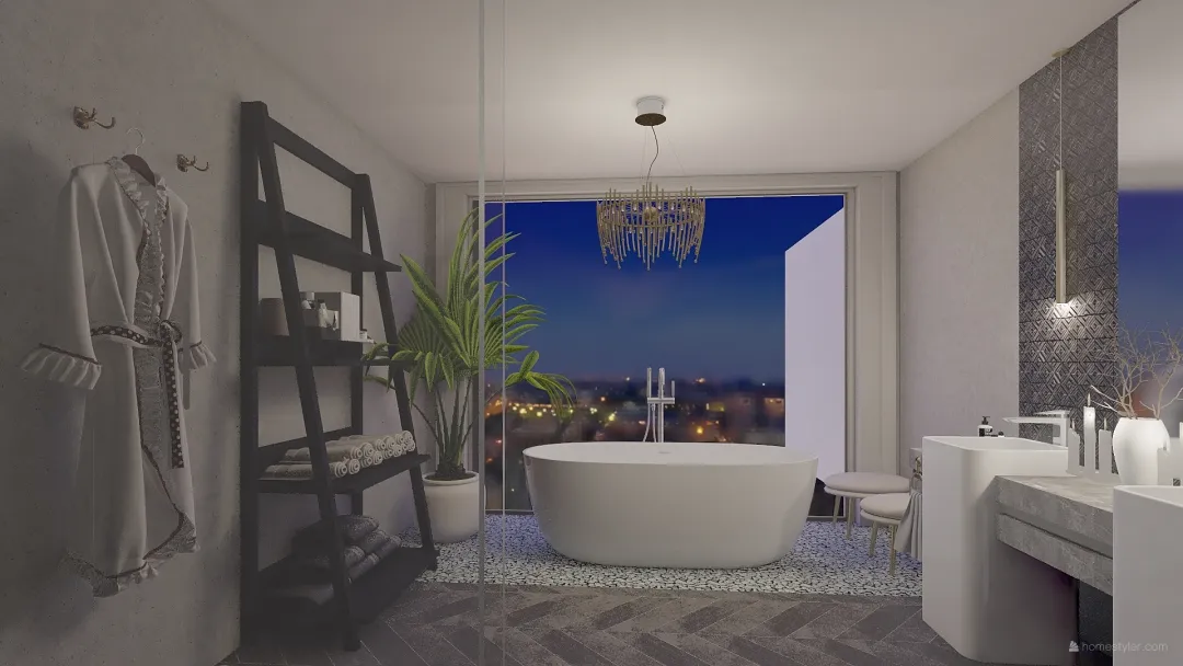 Luxury small house/Flat 3d design renderings