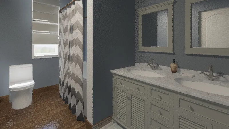 9 Alejandro Espinosa Bathroom ＂B＂ 3d design renderings