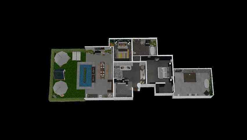 Luxury small house/Flat 3d design picture 288.7