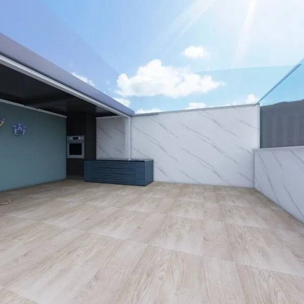 AREA GURMET ULTIMO ANDAR - FUNDOS HOME 3d design renderings