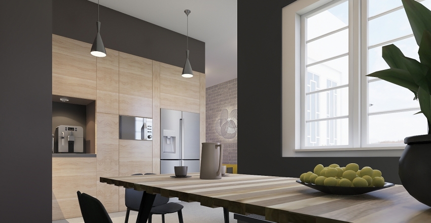The OFFICE Project – Bourgeois Apartment to Trendy Office Interior Design Render