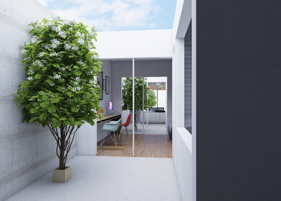 Accurate_two_courtyards_131119 Design Rendering