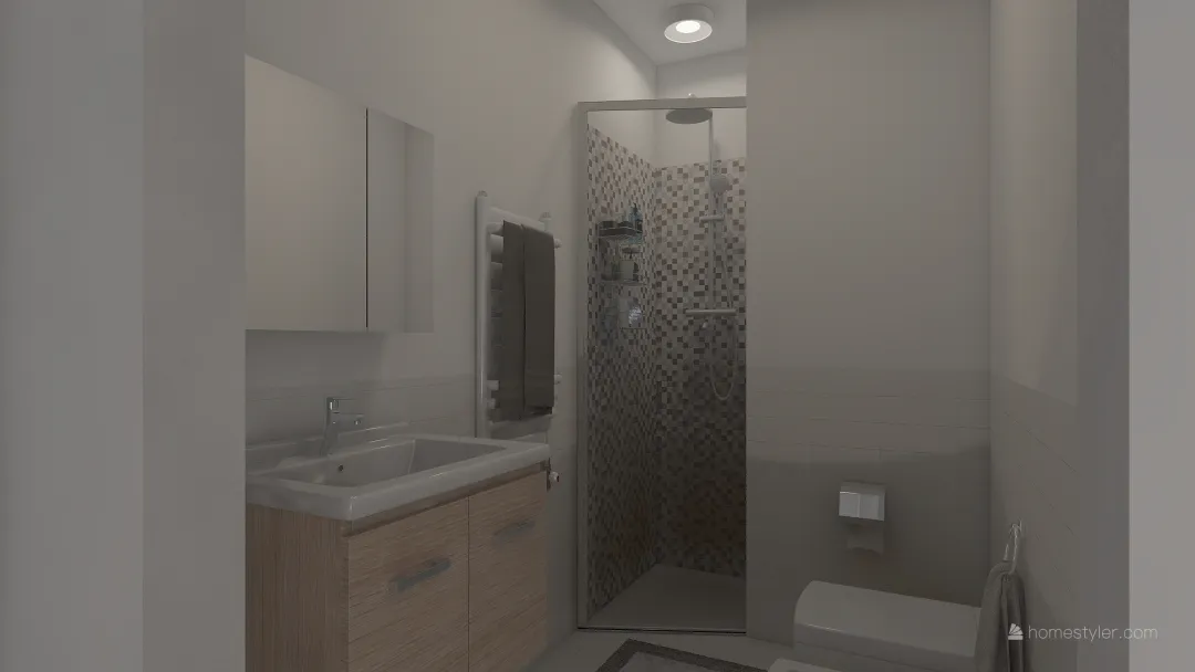FUCECCHIO EXPRESS per bagno 3d design renderings