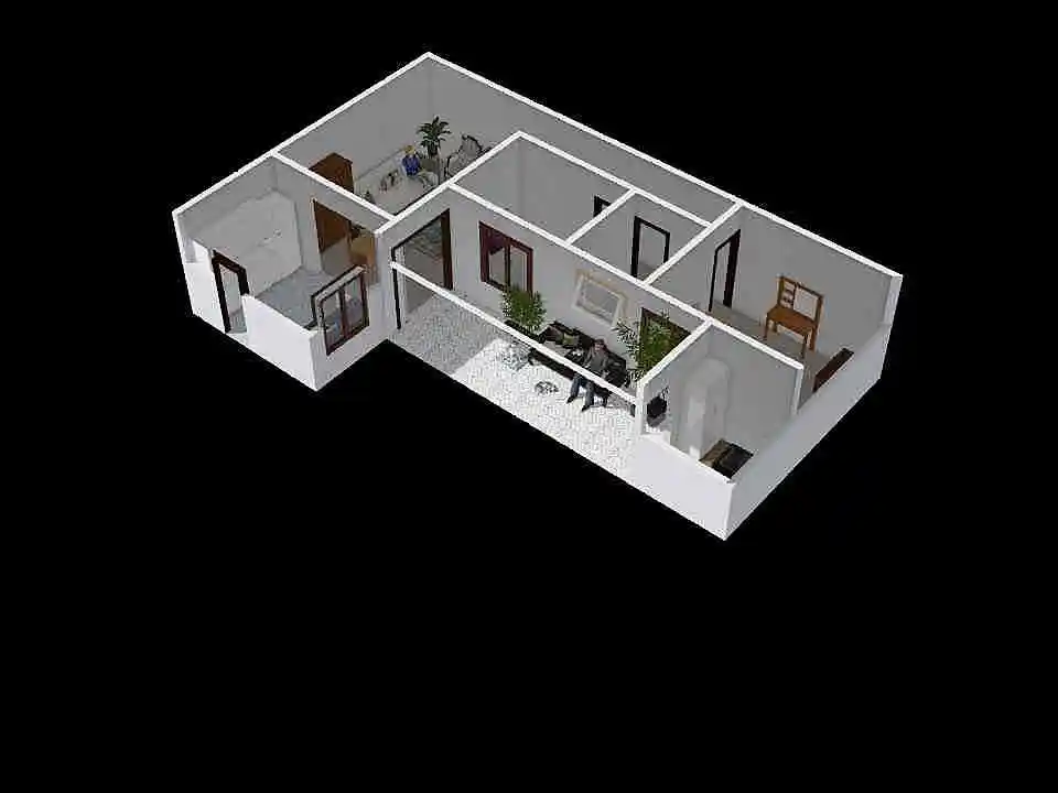 Casa SJRP Completa 3d design renderings