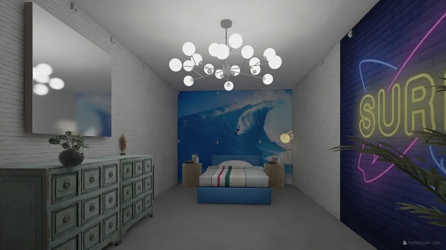 Second Bedroom1 3d design renderings