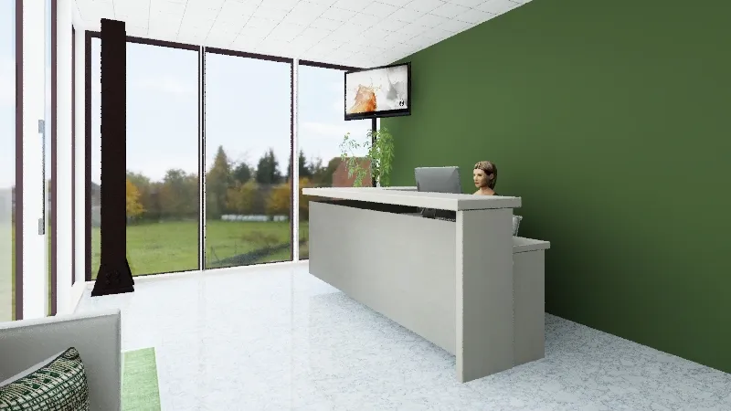 DC OFFICE 3d design renderings