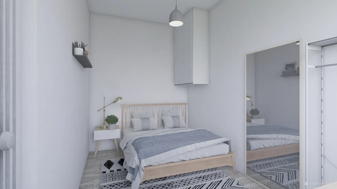 KM Bedroom Renovation 3d design renderings