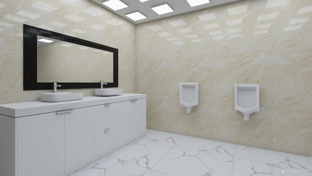 toilet public 3d design renderings