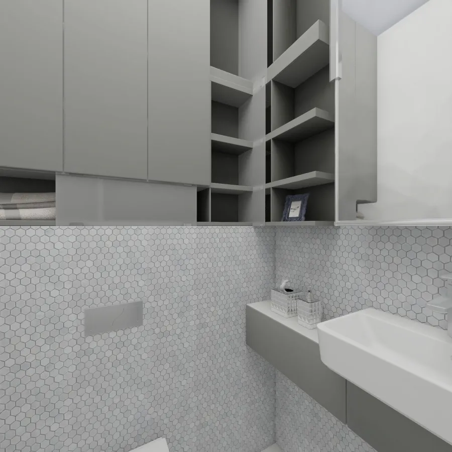 Туалет 3d design renderings