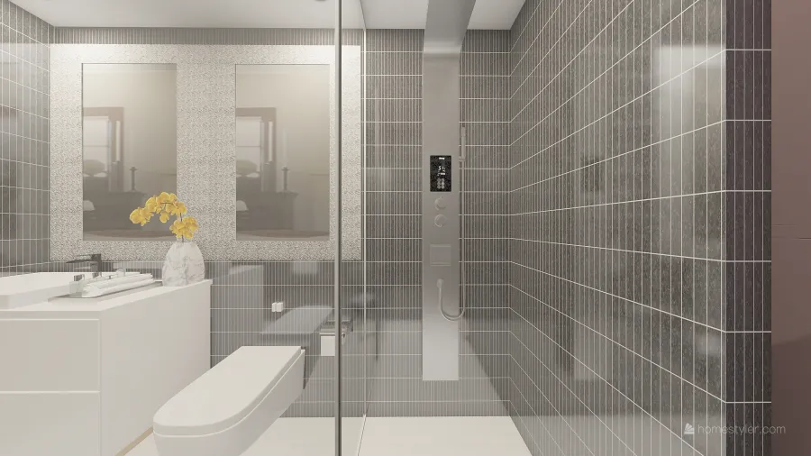 Baño Principal 3d design renderings