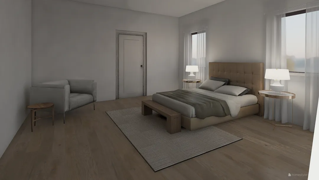 guest room CDM 3d design renderings