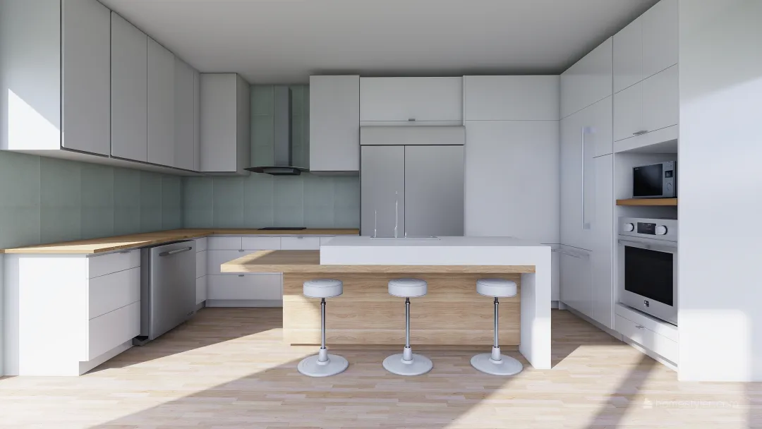 Kitchen design 3d design renderings