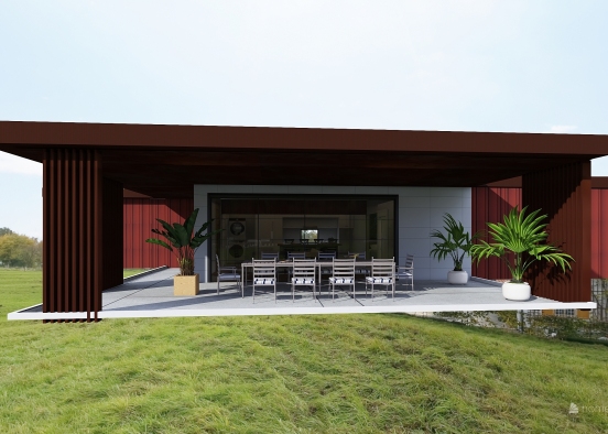 Drax Hall 2.6 Container Villa Design Rendering