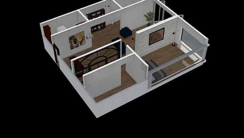 Loft Home 3d design picture 91.42