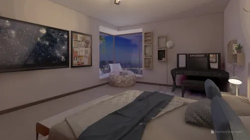 Apartment bedroom
