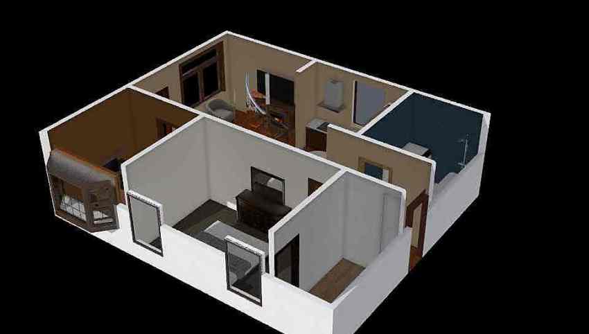 Small House 3d design picture 72.26