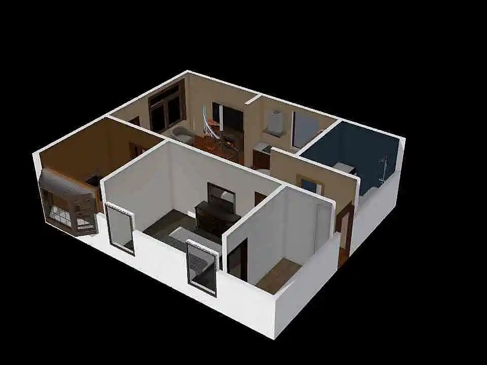 Small House 3d design renderings