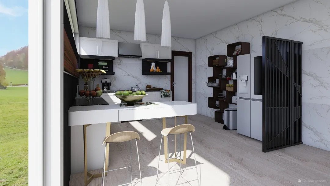 cocina doris 3d design renderings