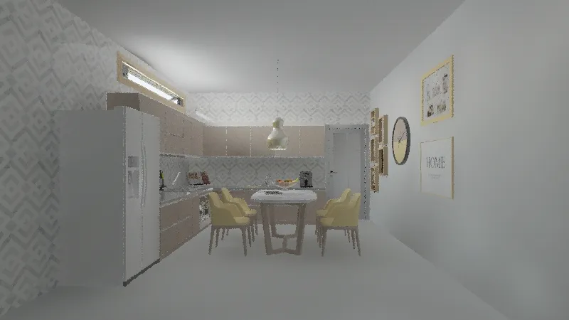 Cocina DORIS 1 3d design renderings