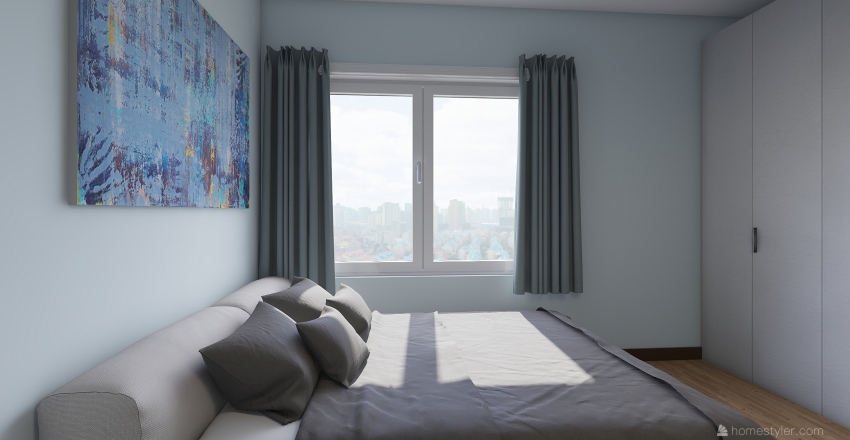 Мужская берлога Interior Design Render