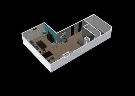 basement Design Rendering