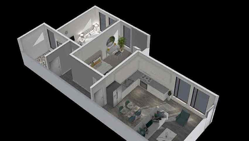 Sienna Apartment 3d design picture 79.7