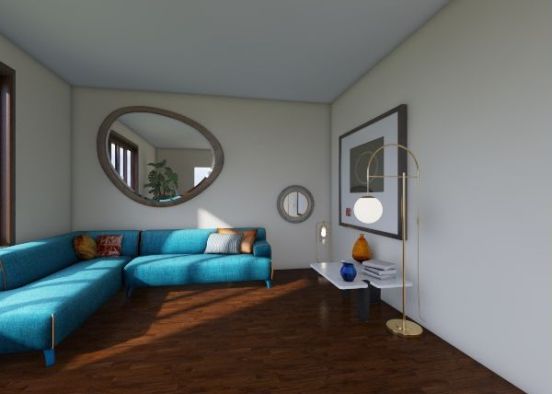 living room final Design Rendering
