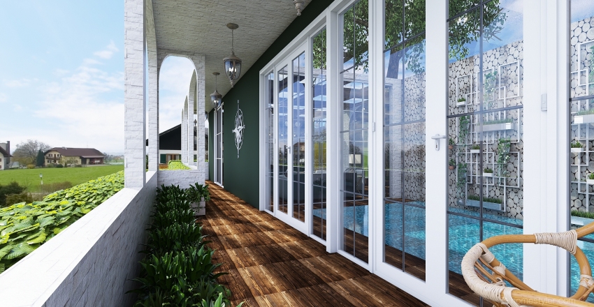 Tree House Interior Design Render