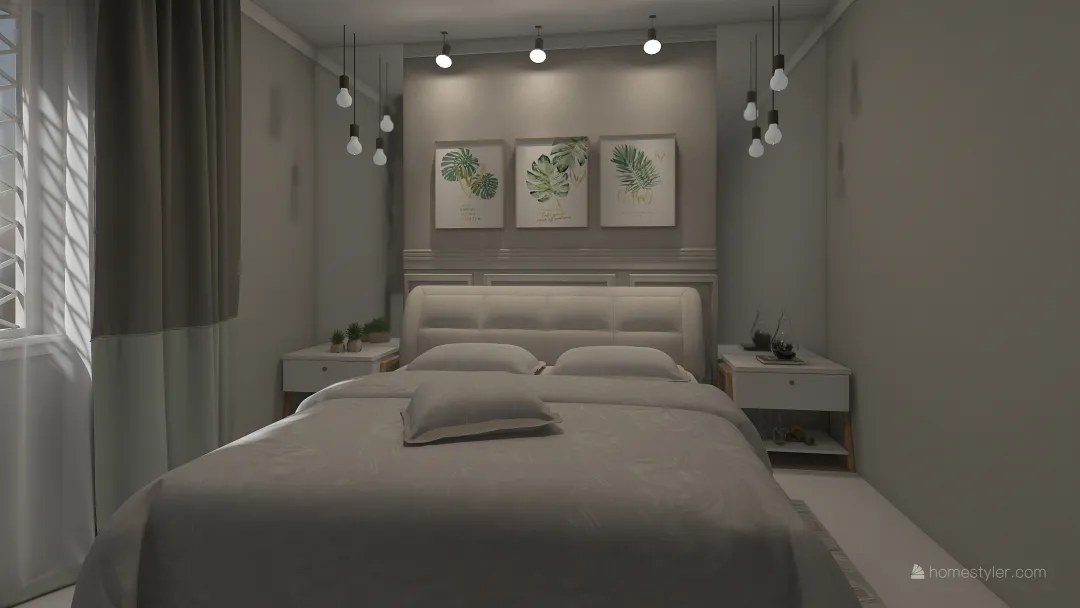 Casal room 3d design renderings