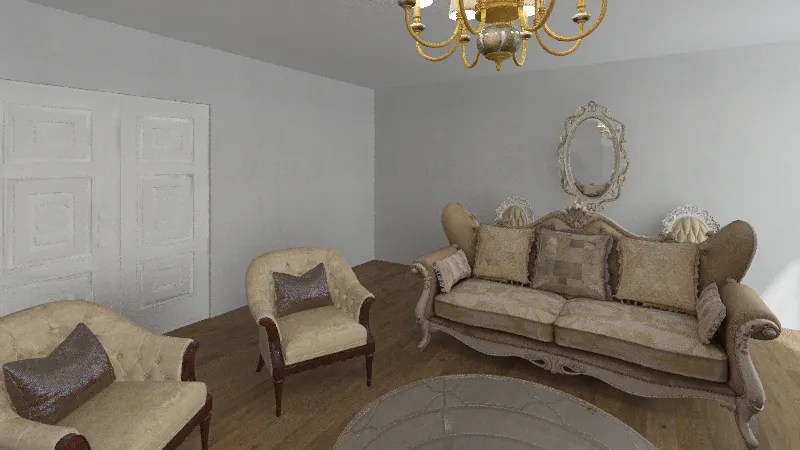 classical living room 3d design renderings