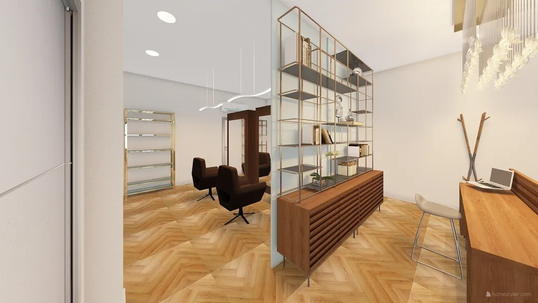 Hair salon 1 3d design renderings
