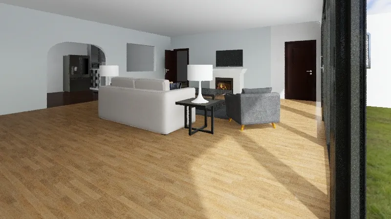 2-bedroom apartment 3d design renderings