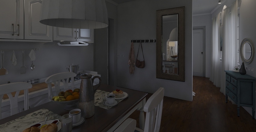 Greek Home for Love Interior Design Render