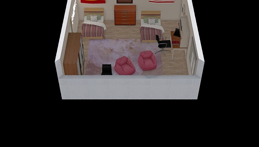 Dorm Room 3d design picture 43.63