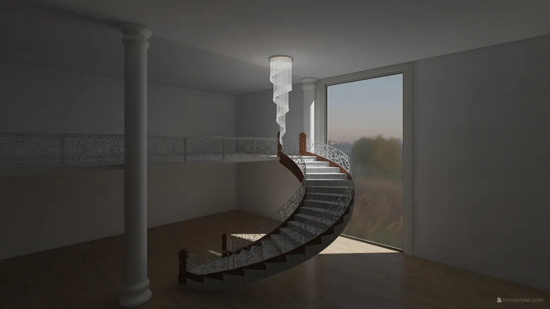 2 lantai 3d design renderings