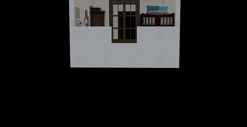 Dorm Room Interior Design Render
