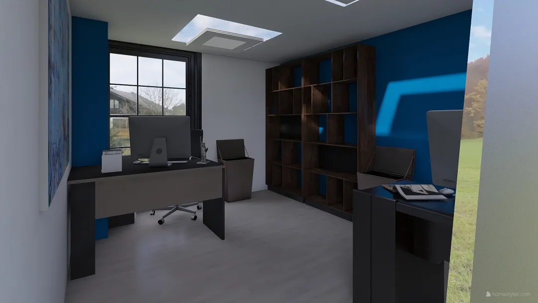Apata oficina 3d design renderings